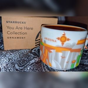 Starbucks, limited edition, discontinued Arizona "You Are Here" ornament
